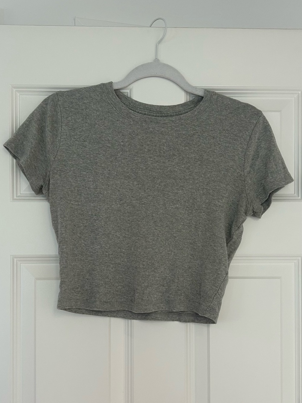 Hollister Gray Cotton Baby Tee